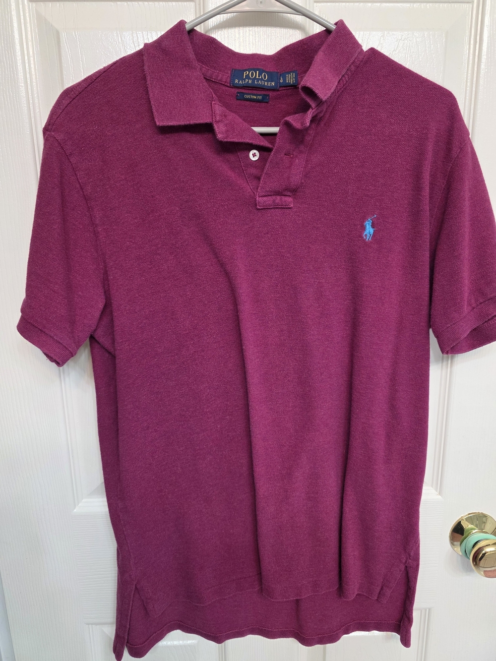 Ralph Lauren Polo Shirt - Plum with Blue Pony